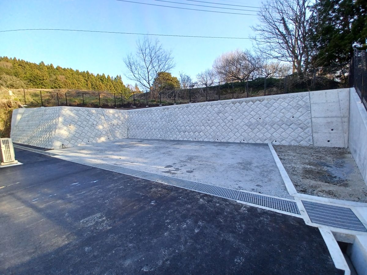 K水力発電所土木工事